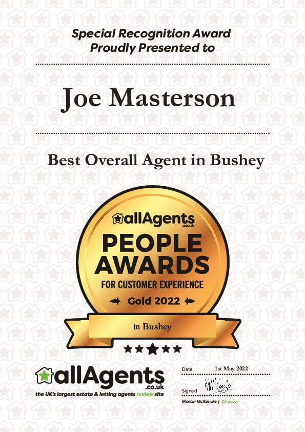 Best Overall Agent in Bushey